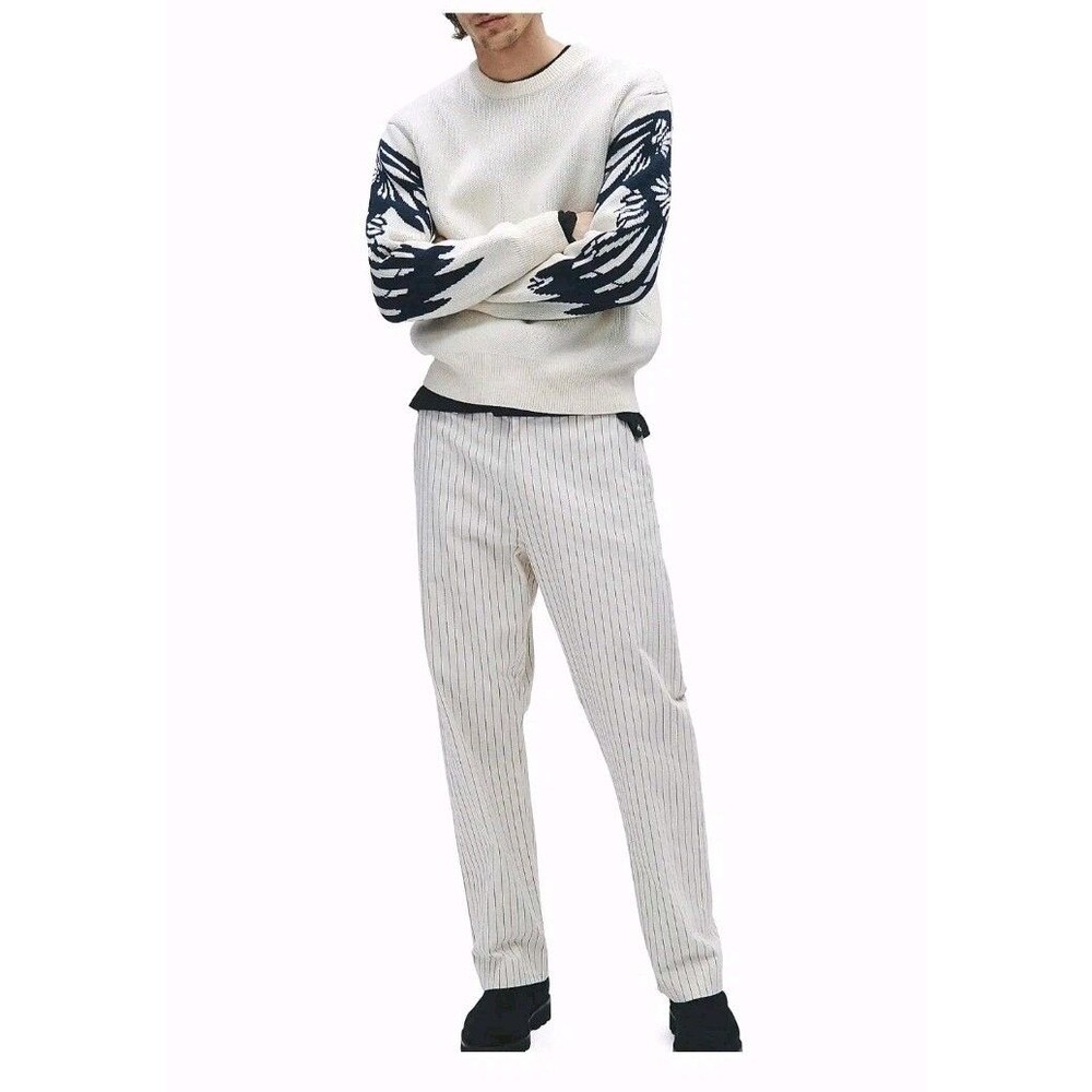 Rag & Bone Haydon Pants Straight Fit Pin Stripe Trouser Tailored Mens Size 31x31